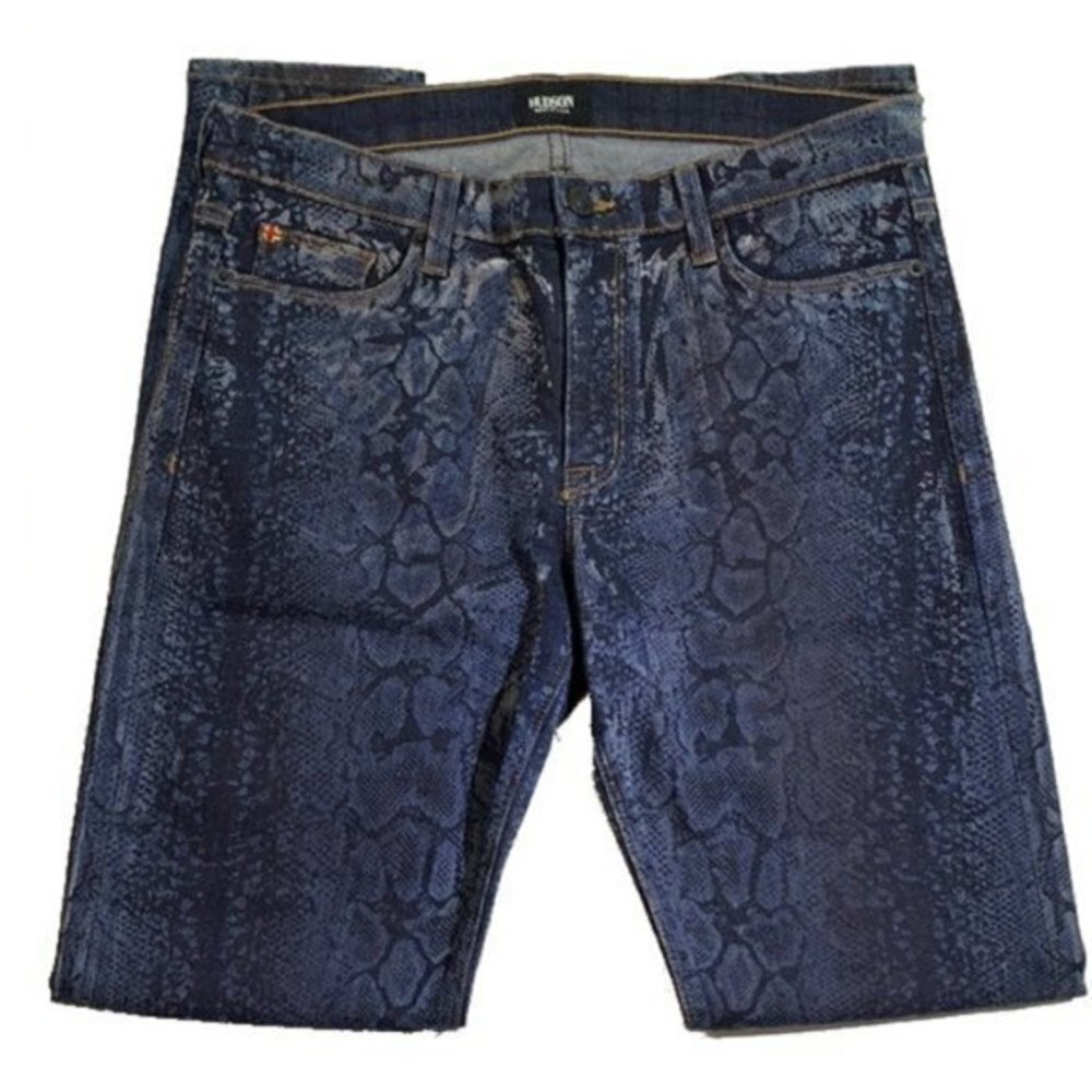 Hudson | Nico Super Skinny Midrise Snake P…